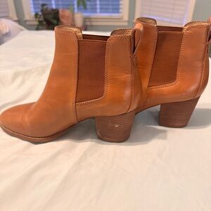 Tan Leather Ankle Boots